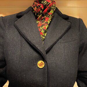 Classic Equestrian Holiday Christmas Winter Hunt Stock Tie